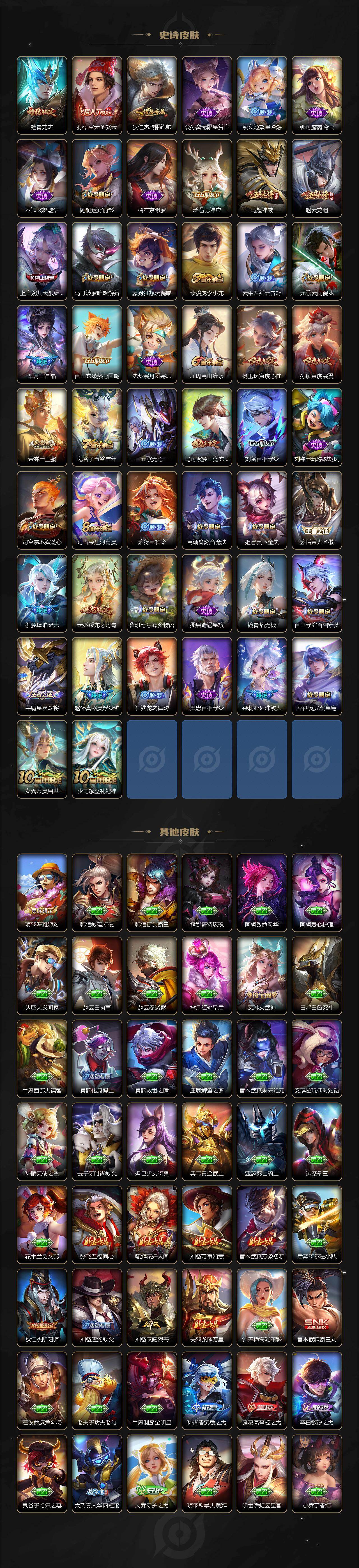 WZ03410486王者荣耀账号详情图4 WZ03410486王者荣耀账号详情图4