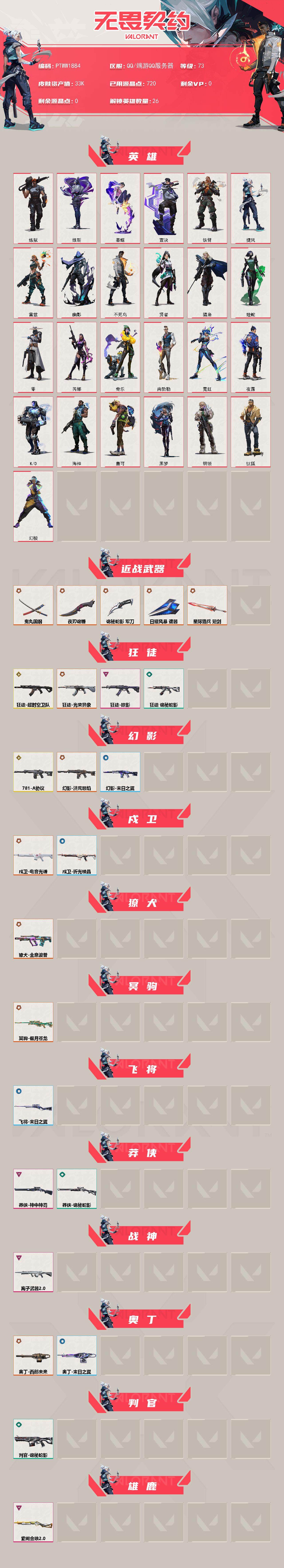 WWQQM42983无畏契约账号详情图3 WWQQM42983无畏契约账号详情图3