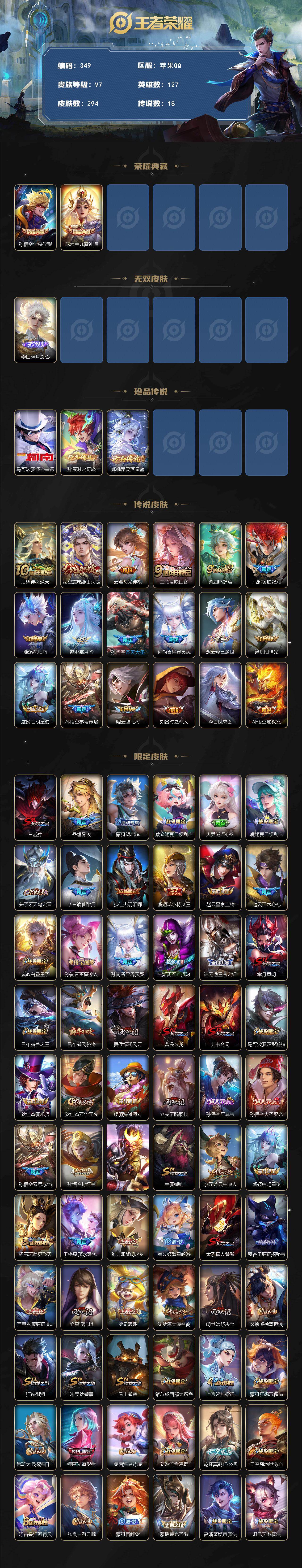 WZCMW496032王者荣耀账号详情图2