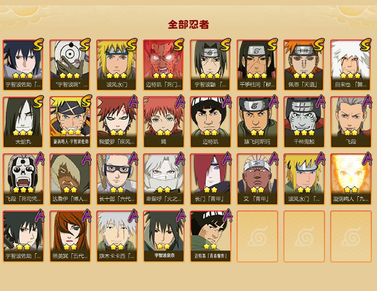 HYCMW46461火影忍者账号详情图2