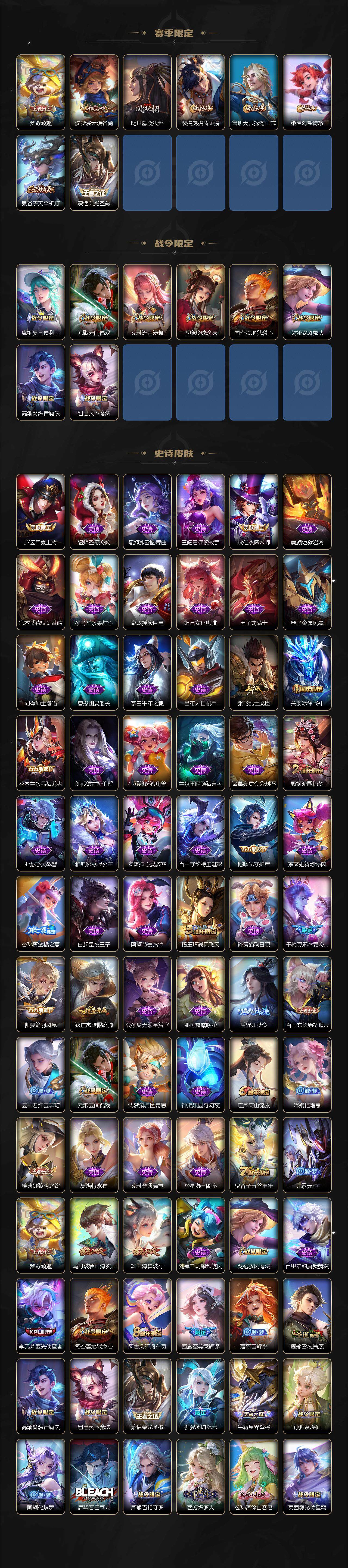 WZLE3464080王者荣耀账号详情图3 WZLE3464080王者荣耀账号详情图3