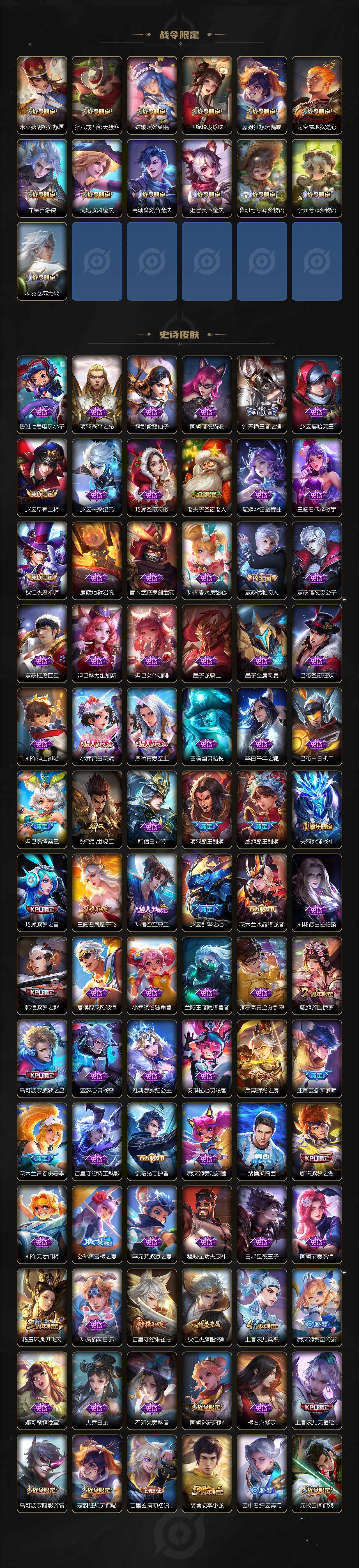 WZLE3464105王者荣耀账号详情图5 WZLE3464105王者荣耀账号详情图5