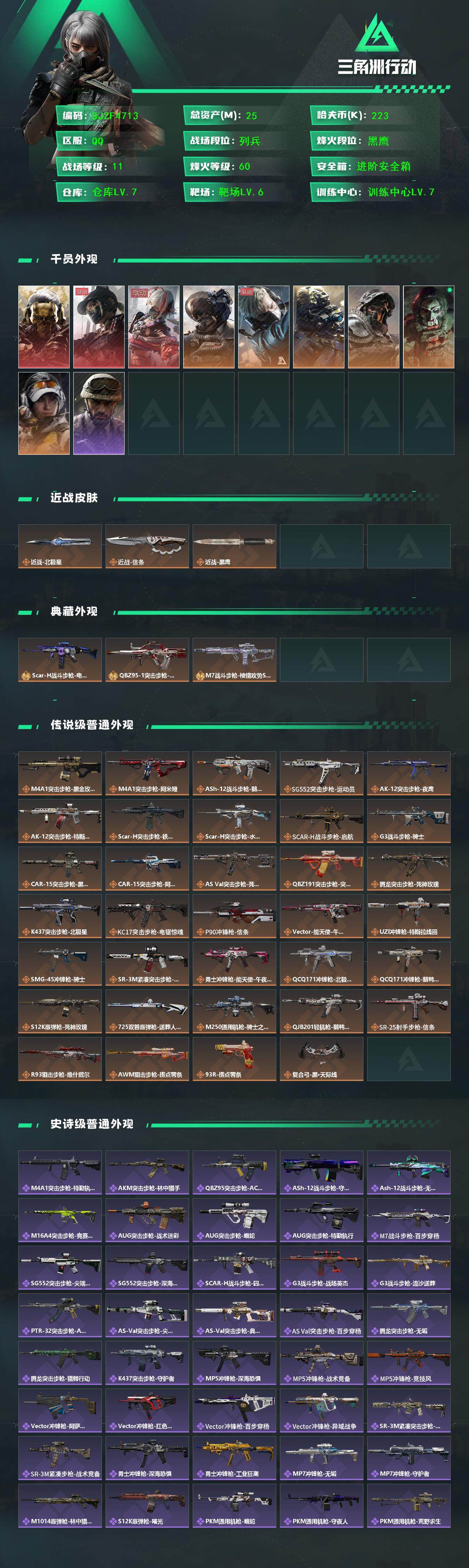 SJZEY398622三角洲行动账号详情图2