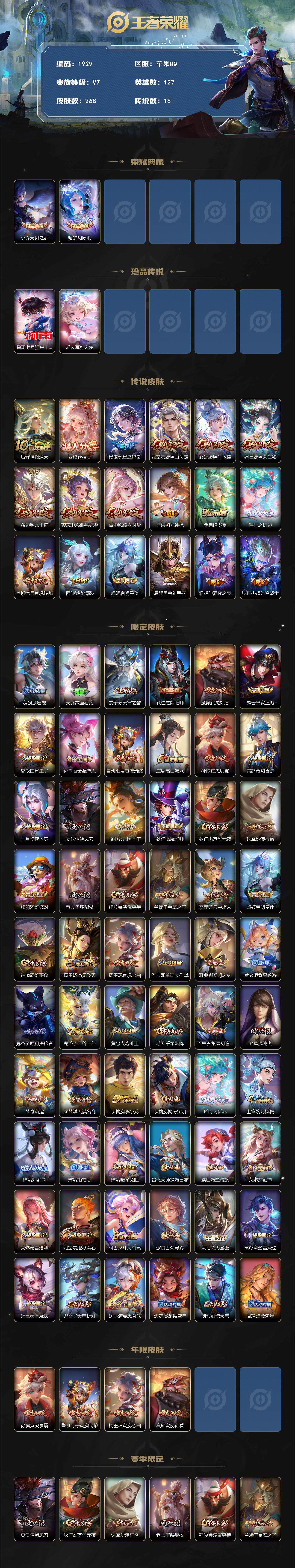 WZCMW3465350王者荣耀账号详情图3