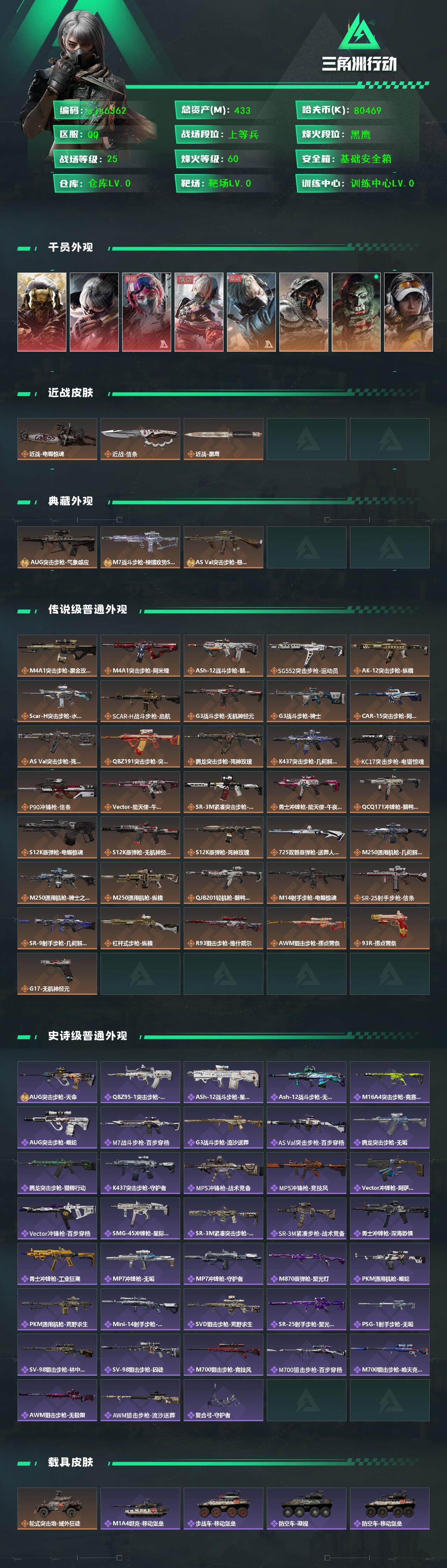 SJZCMW3102504三角洲行动账号详情图3