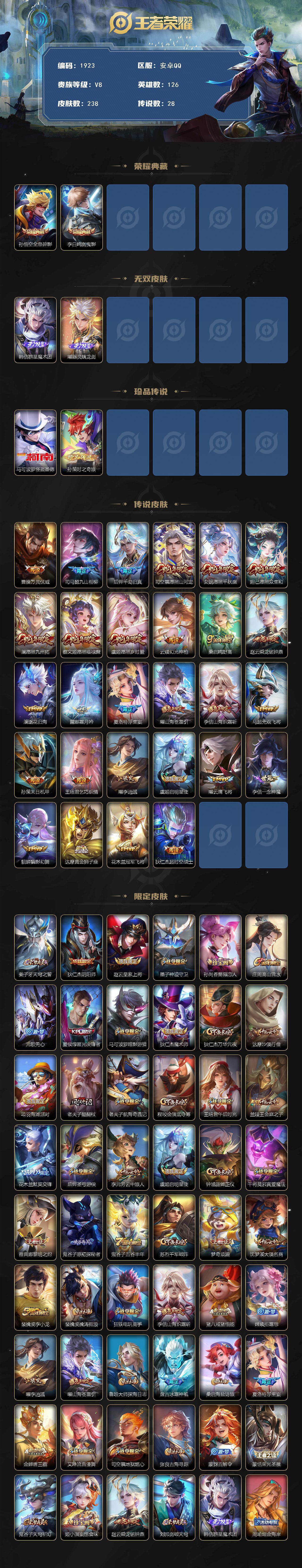 WZCMW3465347王者荣耀账号详情图3