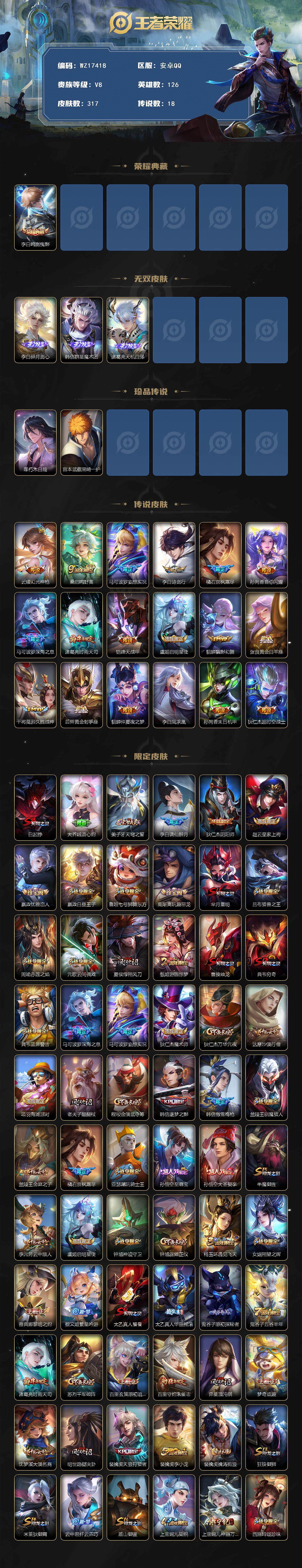 WZ03410561王者荣耀账号详情图2