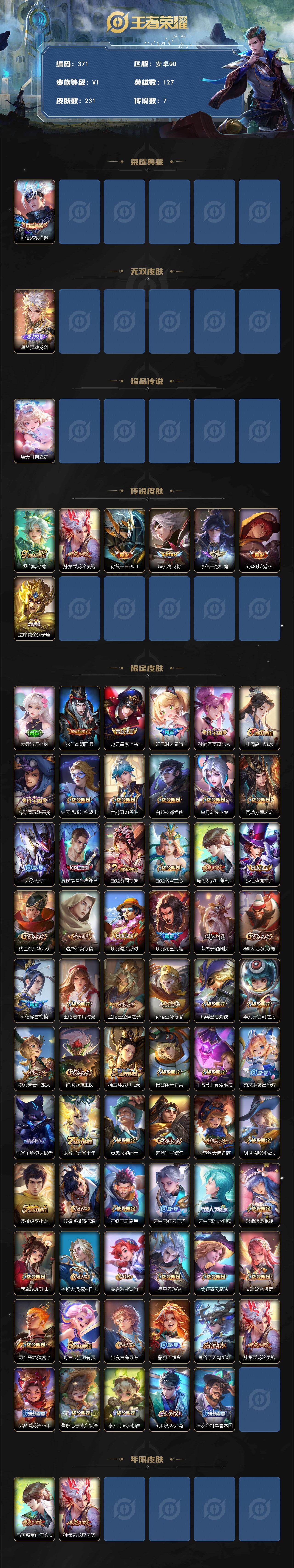 WZCMW495887王者荣耀账号详情图2