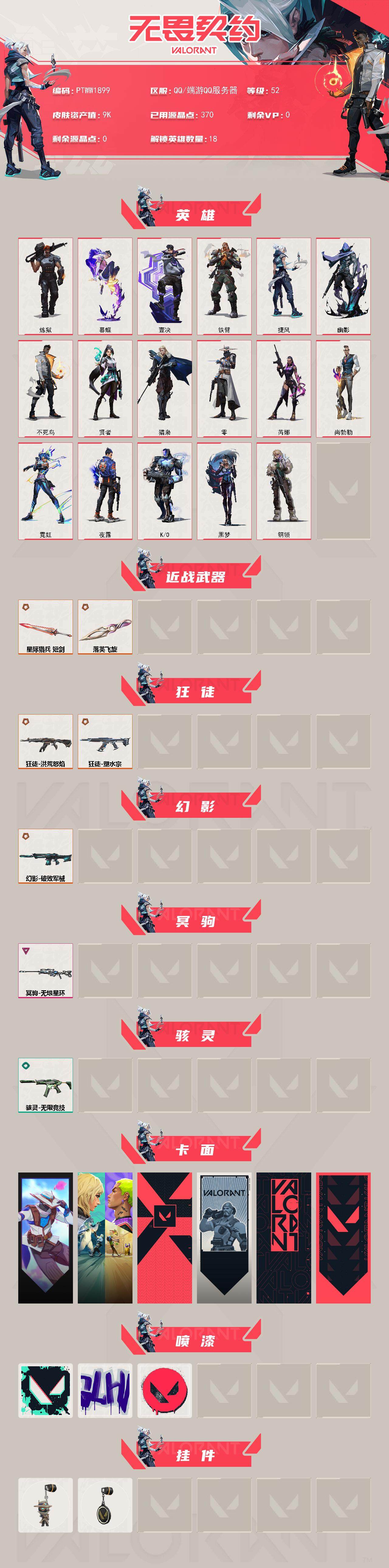 WWQQM42996无畏契约账号详情图4 WWQQM42996无畏契约账号详情图4