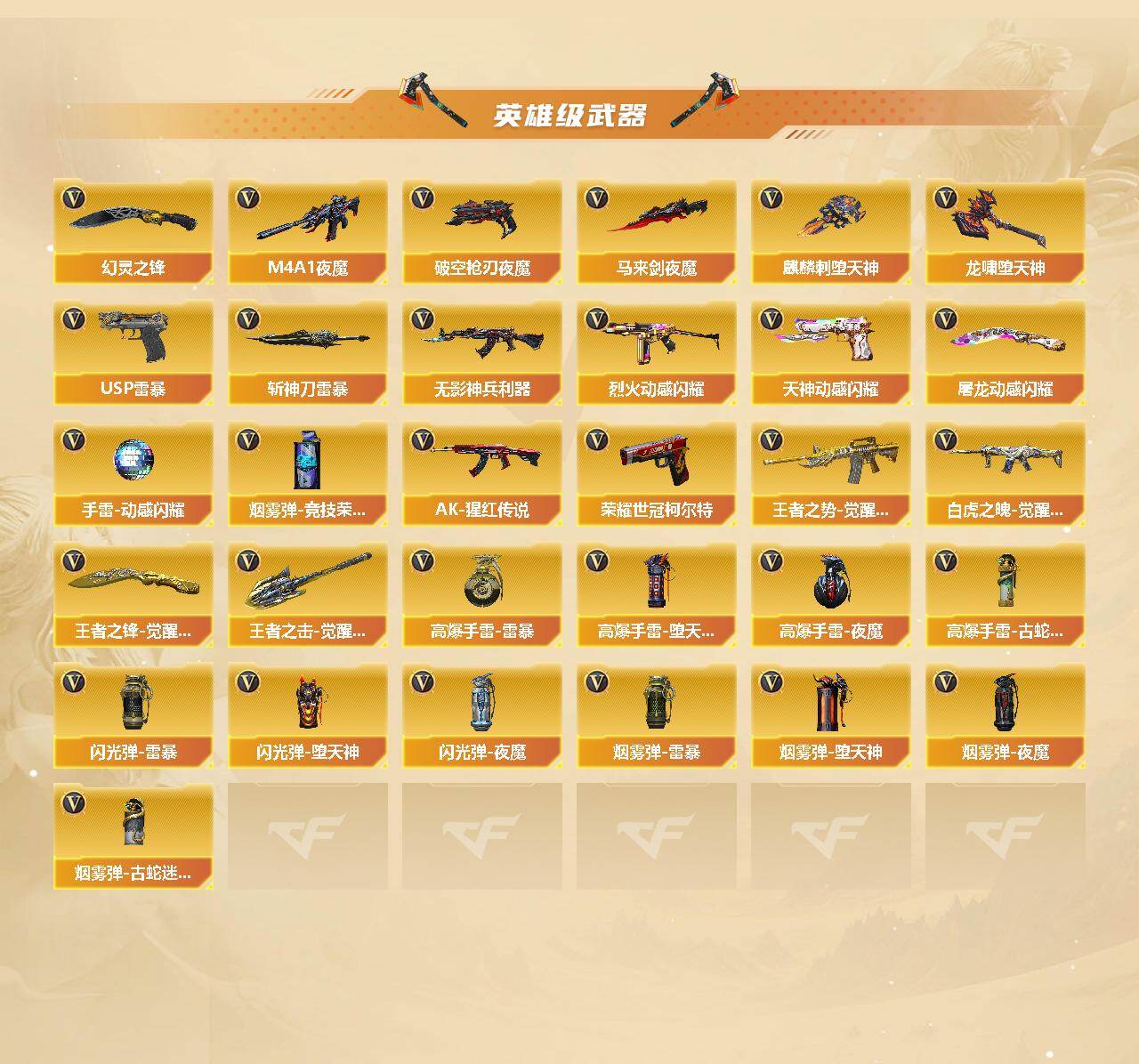 CFCMW422035穿越火线账号详情图3