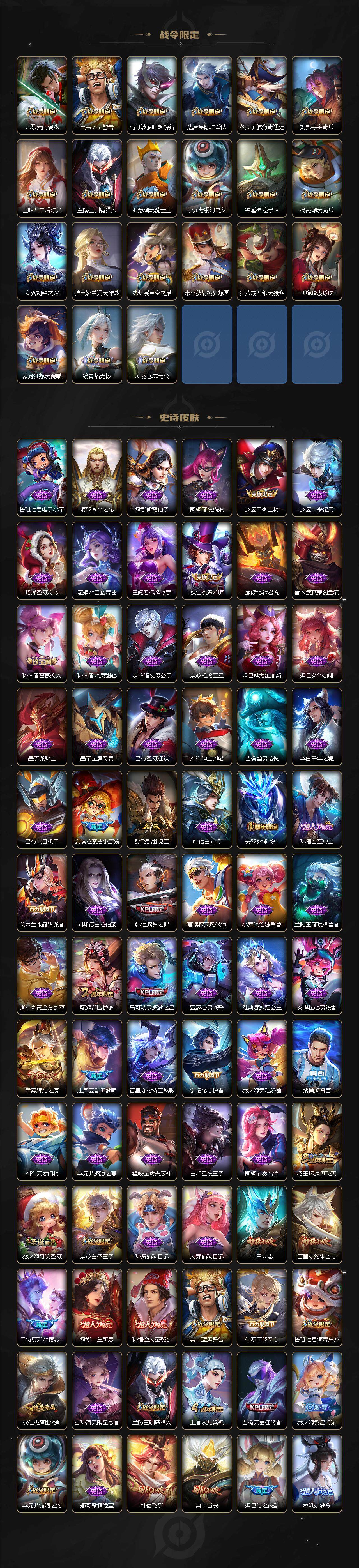 WZLE3476110王者荣耀账号详情图4 WZLE3476110王者荣耀账号详情图4