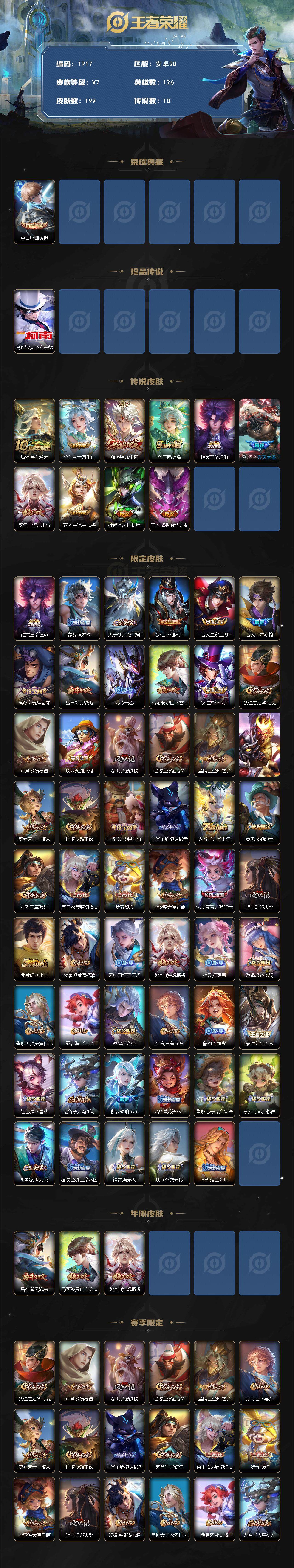 WZCMW3466810王者荣耀账号详情图2