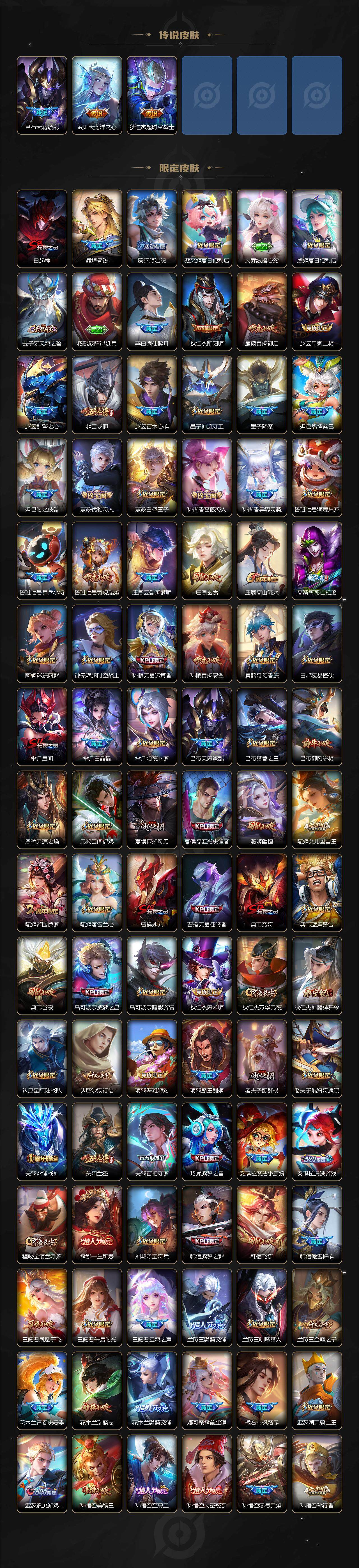 WZ03410582王者荣耀账号详情图3 WZ03410582王者荣耀账号详情图3