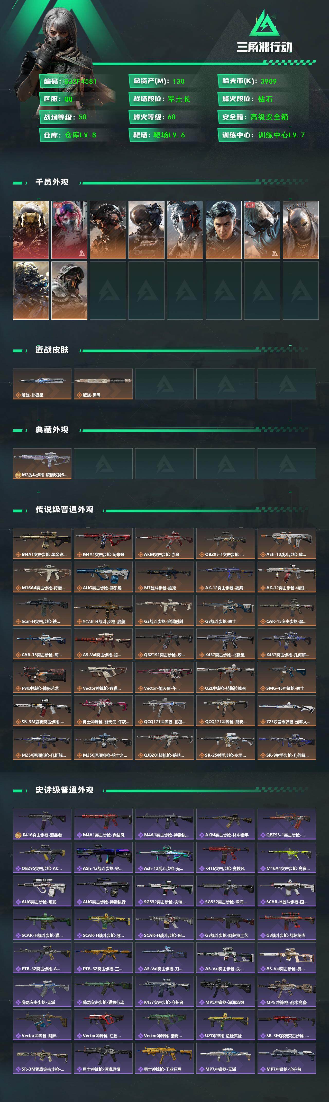 SJZQM3100055三角洲行动账号详情图3