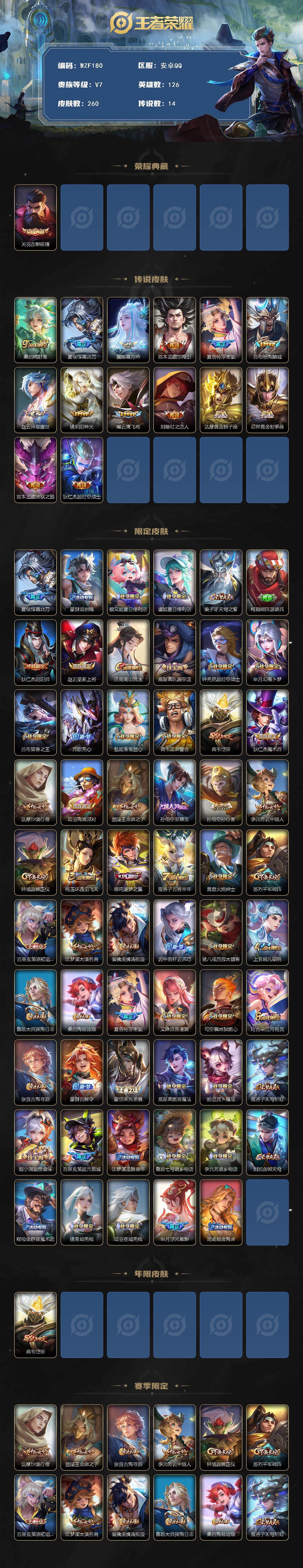 WZEY3468370王者荣耀账号详情图2