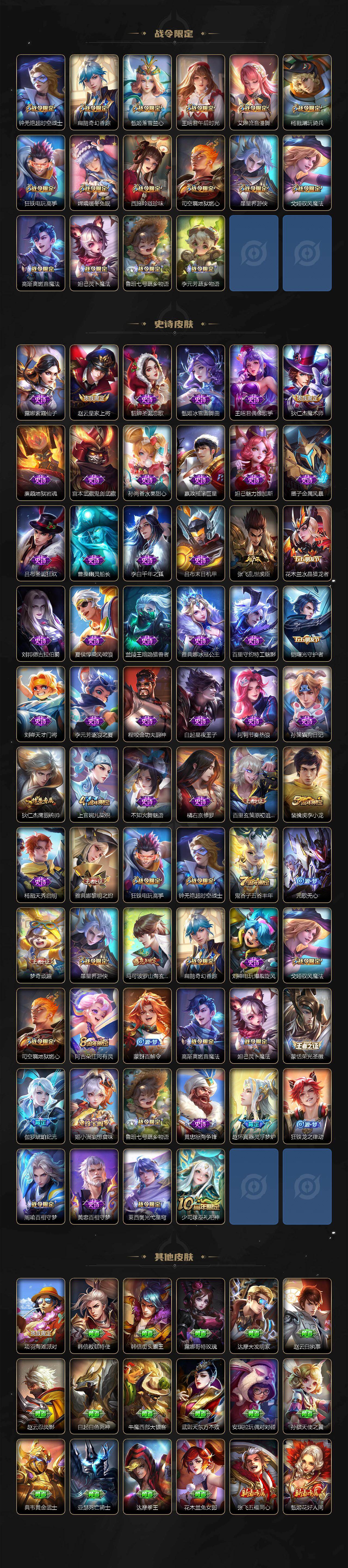 WZ03410593王者荣耀账号详情图3 WZ03410593王者荣耀账号详情图3