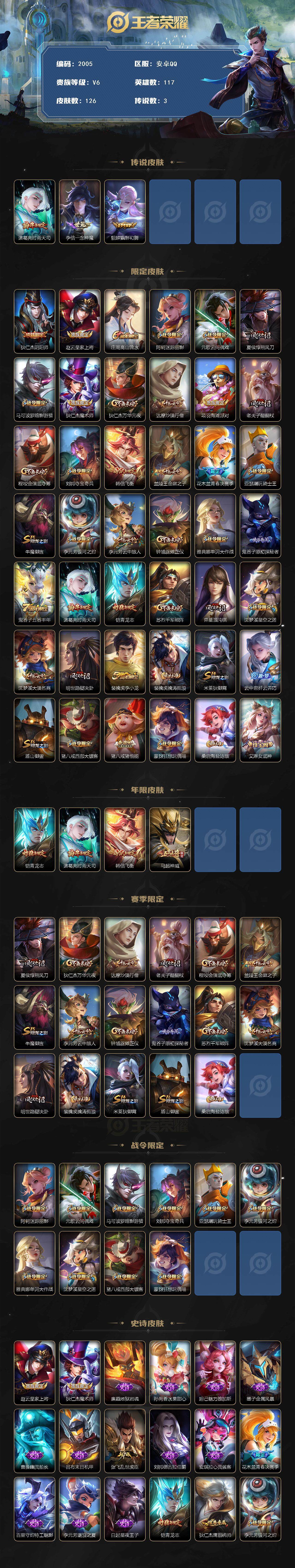 WZCMW3467398王者荣耀账号详情图2