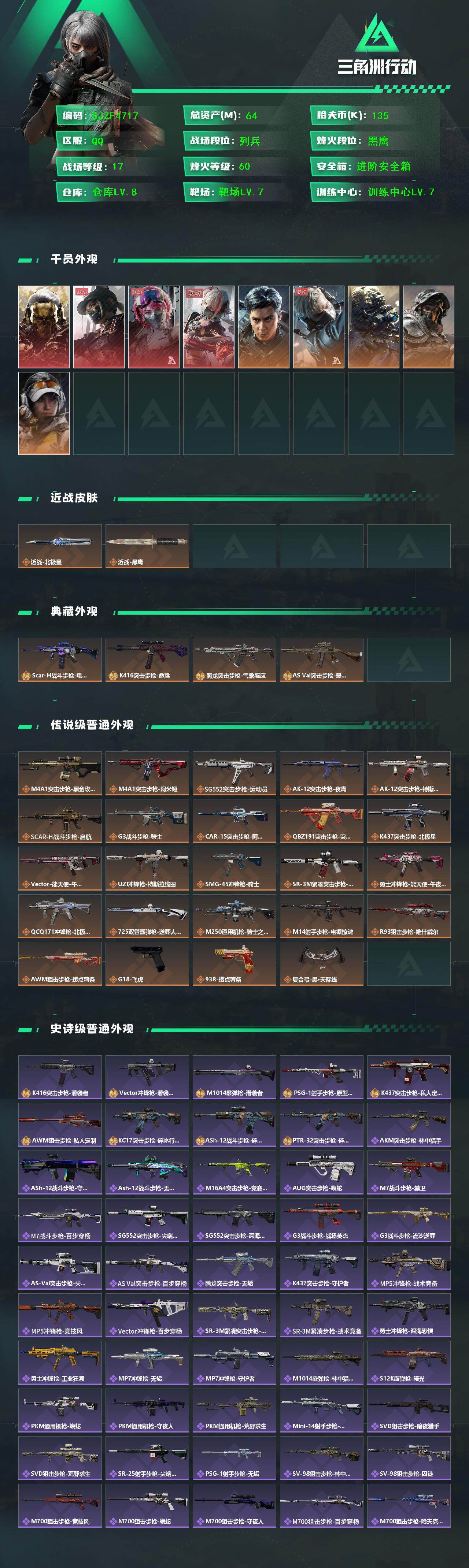 SJZEY3100462三角洲行动账号详情图2