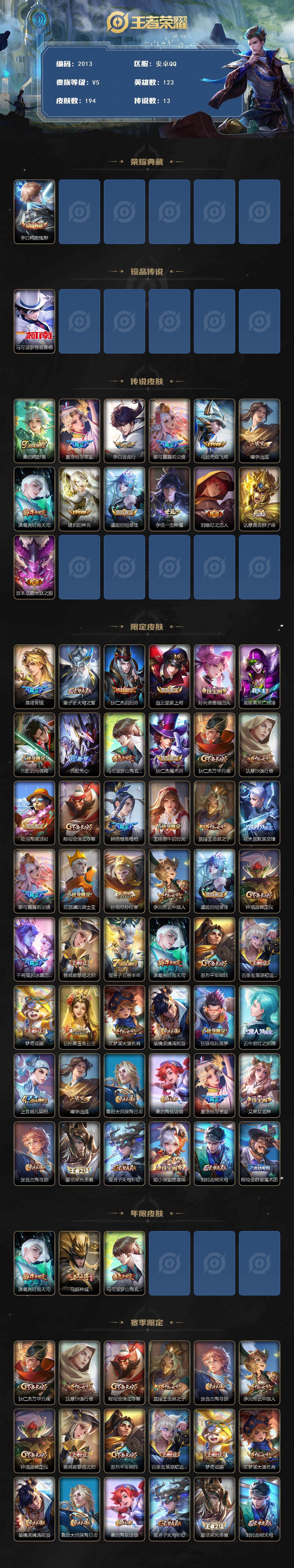 WZCMW3467443王者荣耀账号详情图2