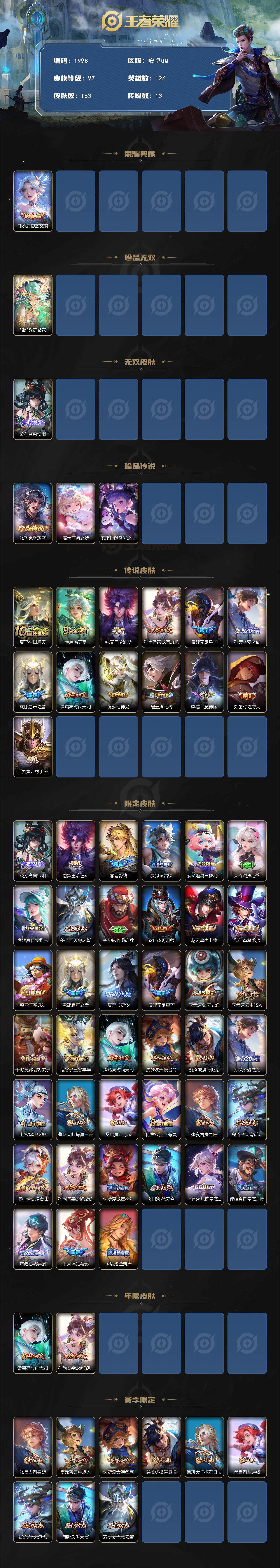 WZCMW3467849王者荣耀账号详情图2