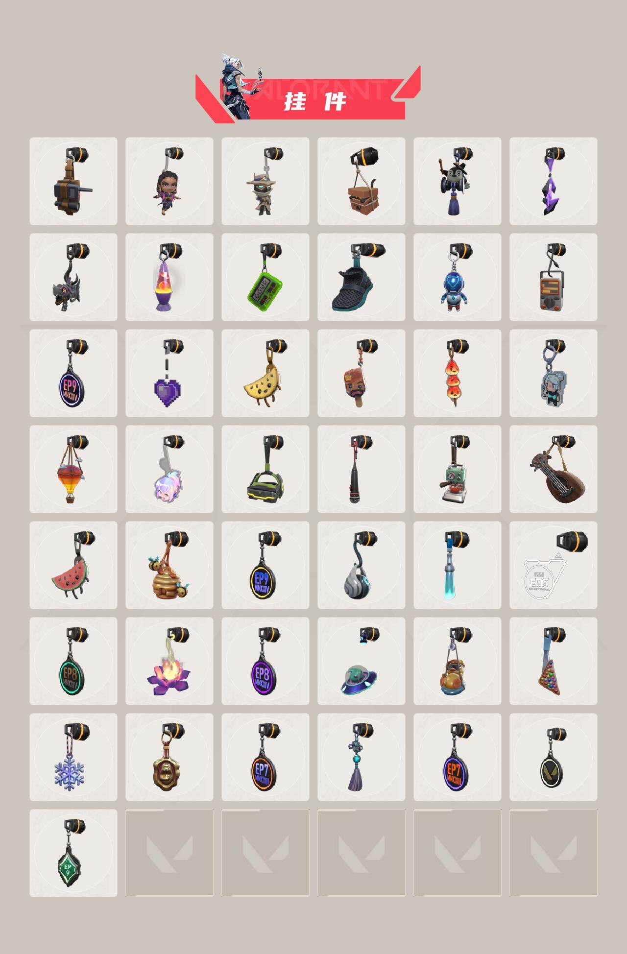 【套装】:2025全球冠军赛套装,上古龙炎套装,VCT 2025 赛季套装,西部未来套装,创·纪元套装,RGX 11z Pro//3.0套装,离火刃套装,《英雄联盟:双城之战》套装,《双城之战》收藏