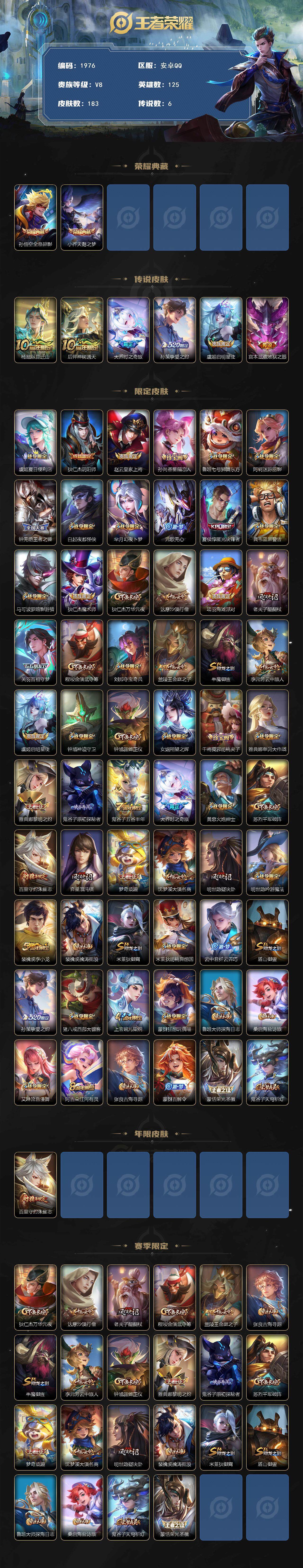 WZCMW3467819王者荣耀账号详情图3