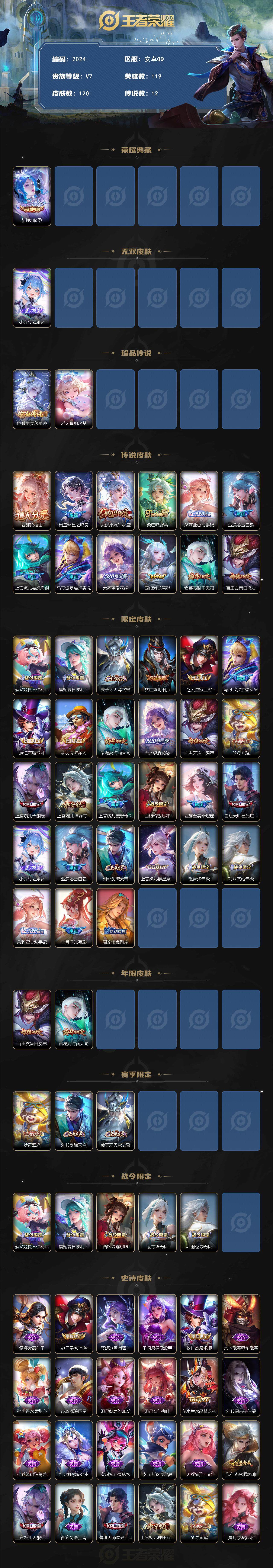 WZCMW3467835王者荣耀账号详情图3