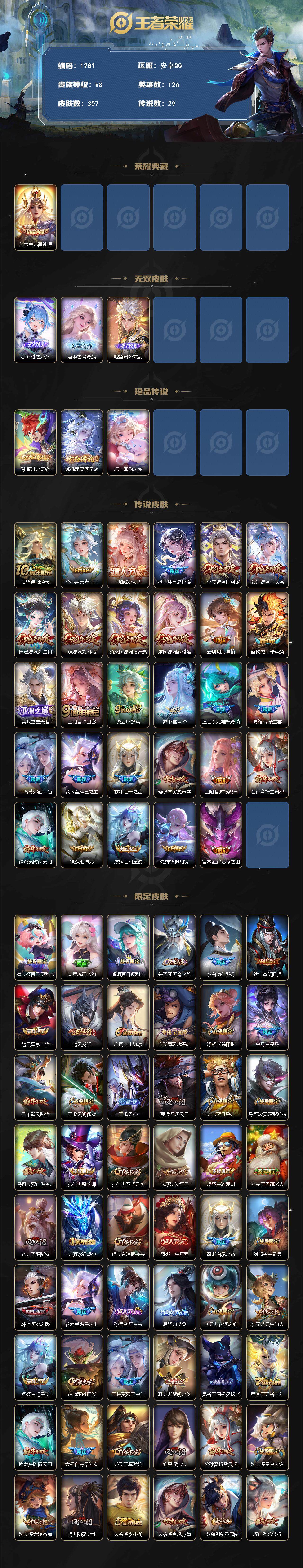 WZCMW3467838王者荣耀账号详情图2