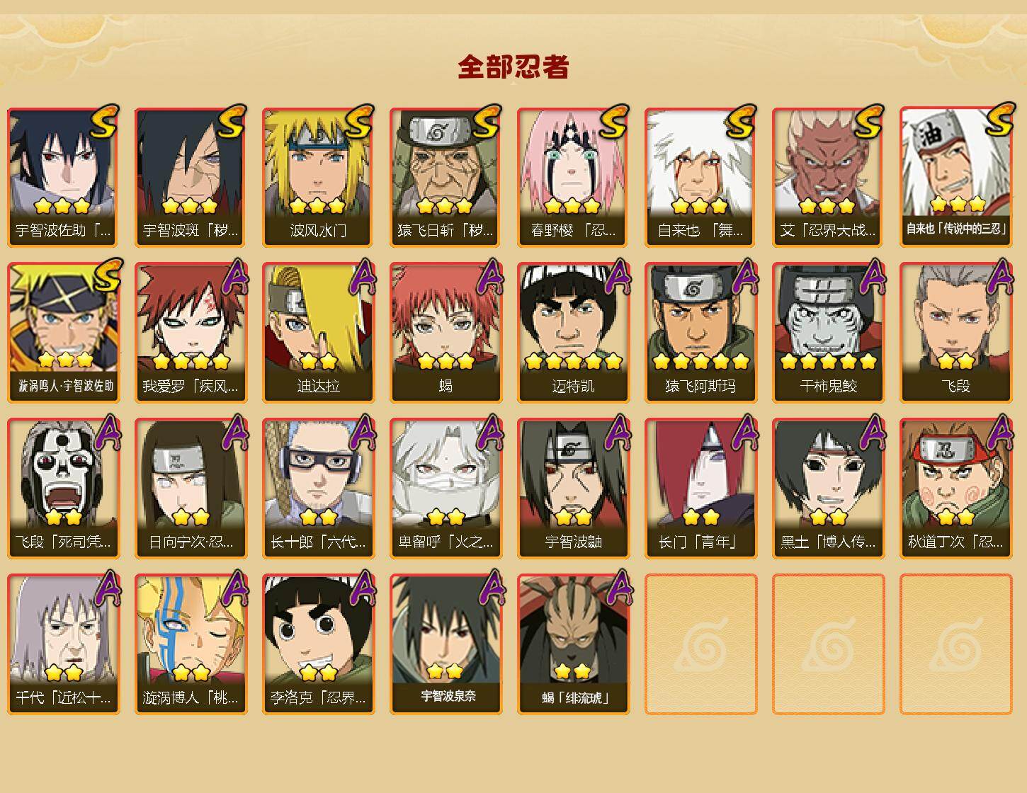 HYCMW46434火影忍者账号详情图2