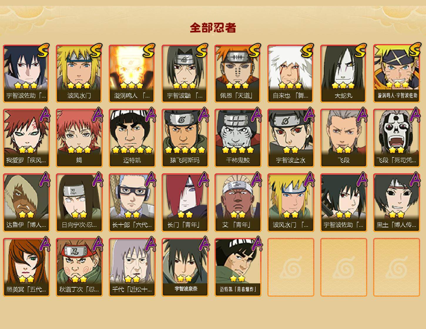 HYEY343236火影忍者账号详情图2