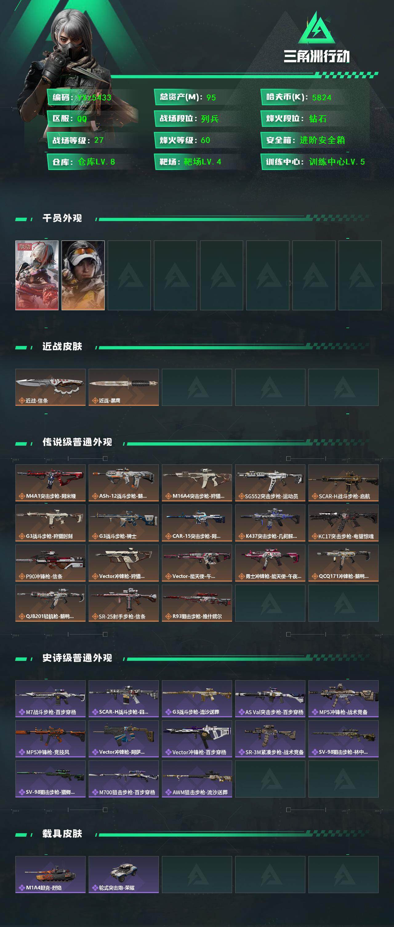 SJZCMW45418三角洲行动账号详情图2