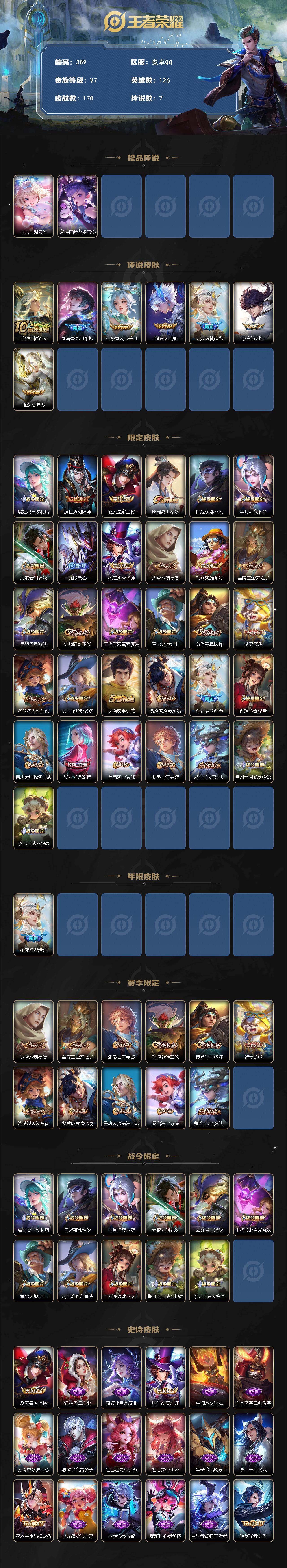 WZCMW495618王者荣耀账号详情图2