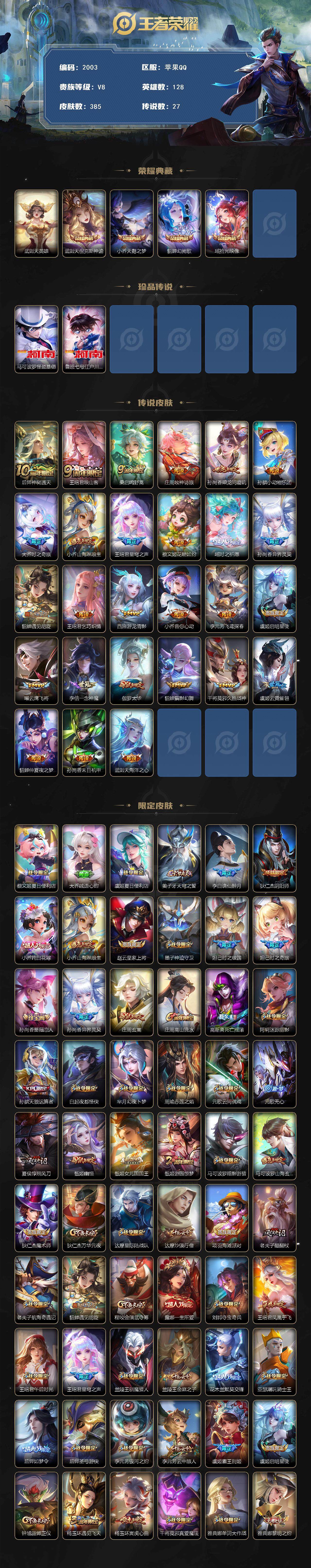 WZCMW3468928王者荣耀账号详情图2