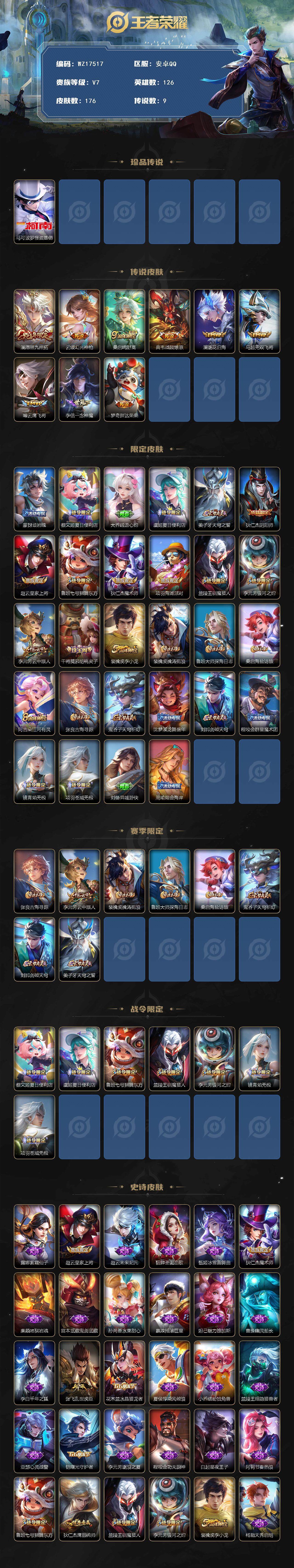 WZ03410602王者荣耀账号详情图2