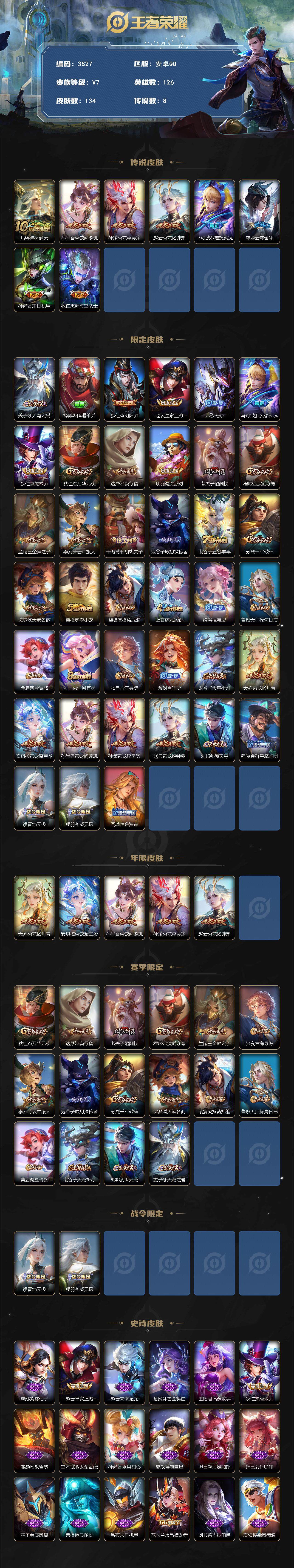 WZJZ425628王者荣耀账号详情图3