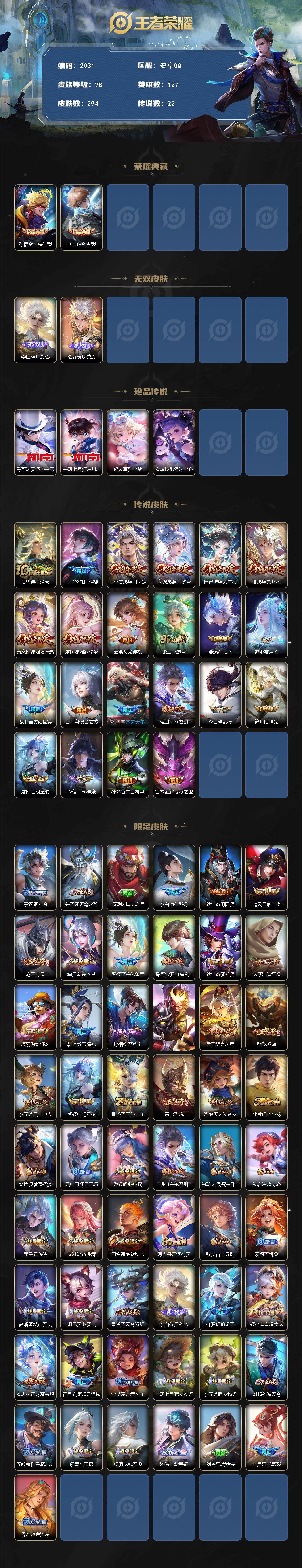 WZCMW3470960王者荣耀账号详情图3