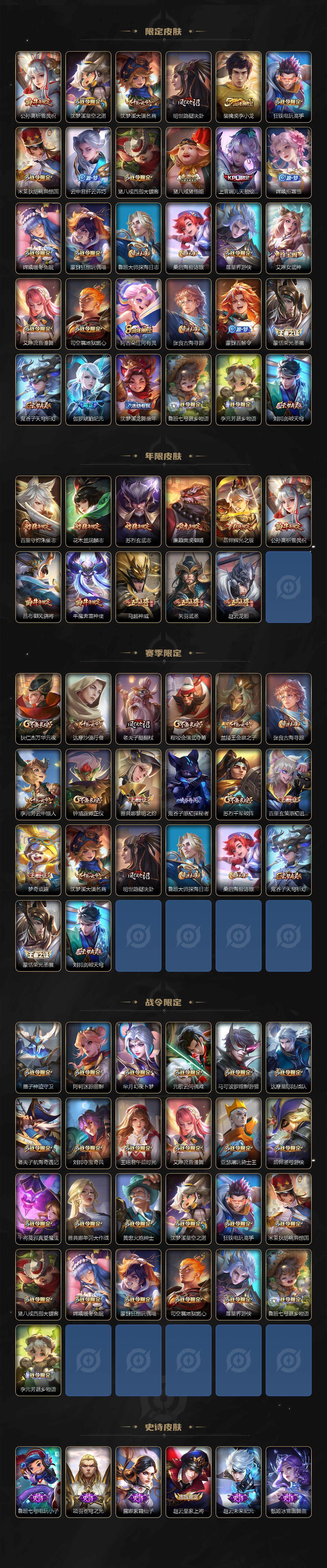 WZ03410634王者荣耀账号详情图3 WZ03410634王者荣耀账号详情图3