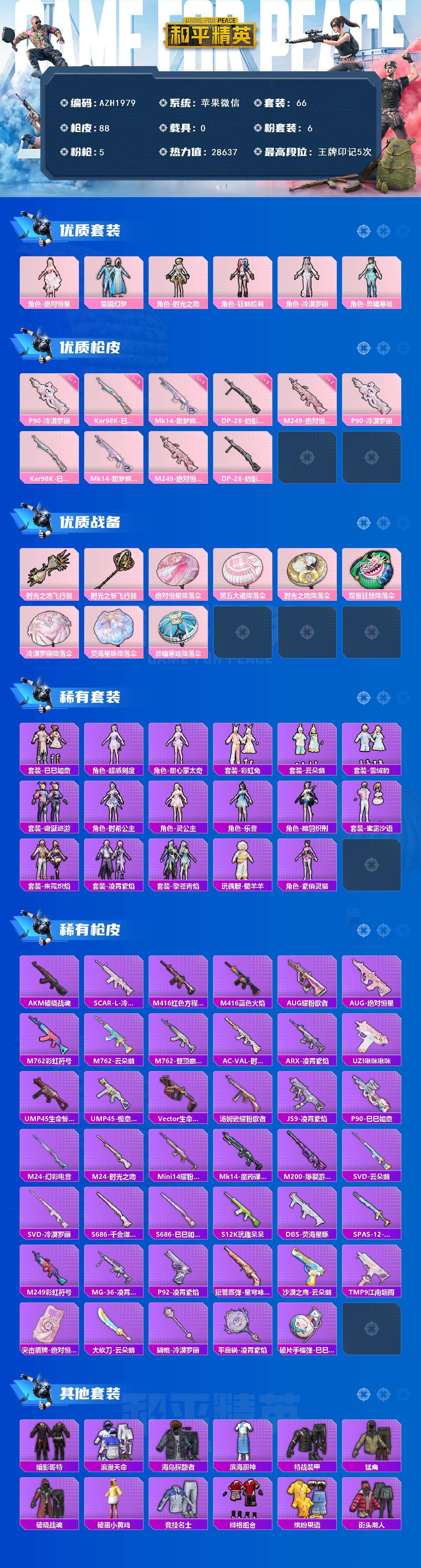 HPQM3450285和平精英账号详情图4