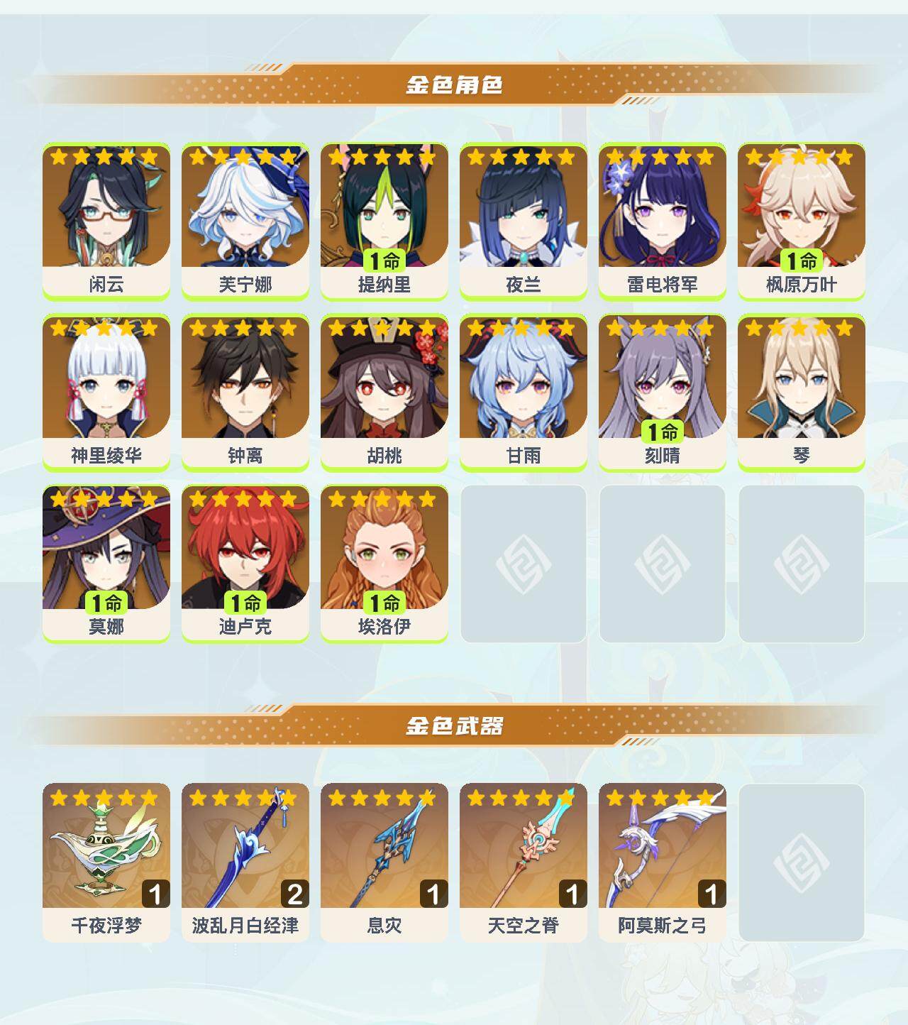 YSEY317026原神账号详情图3