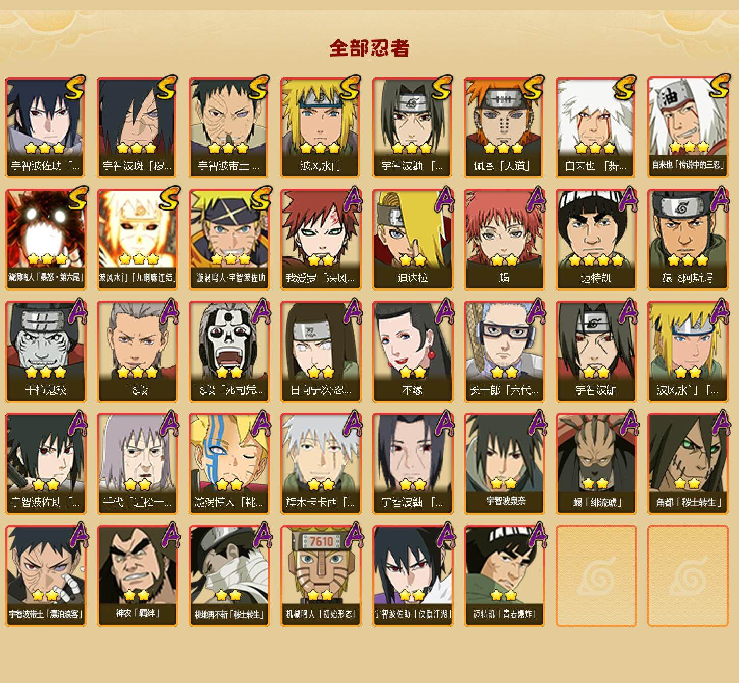 HYEY343494火影忍者账号详情图2