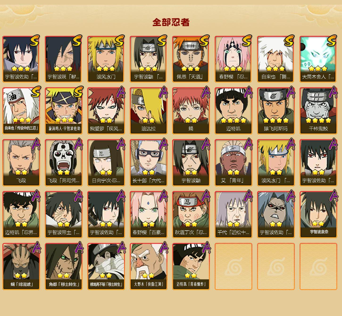 HYLFY343225火影忍者账号详情图2