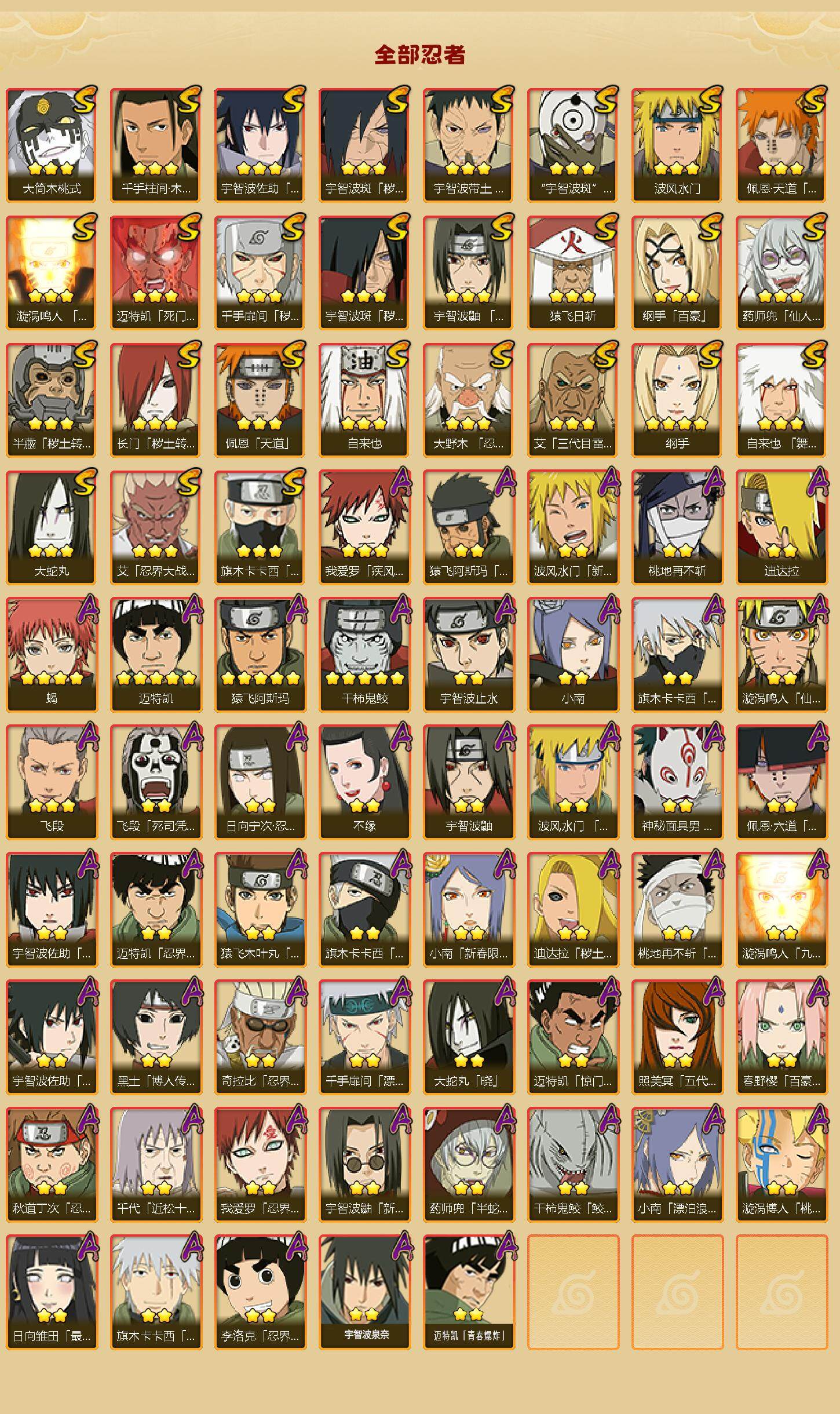 HYLFY343264火影忍者账号详情图2 HYLFY343264火影忍者账号详情图2