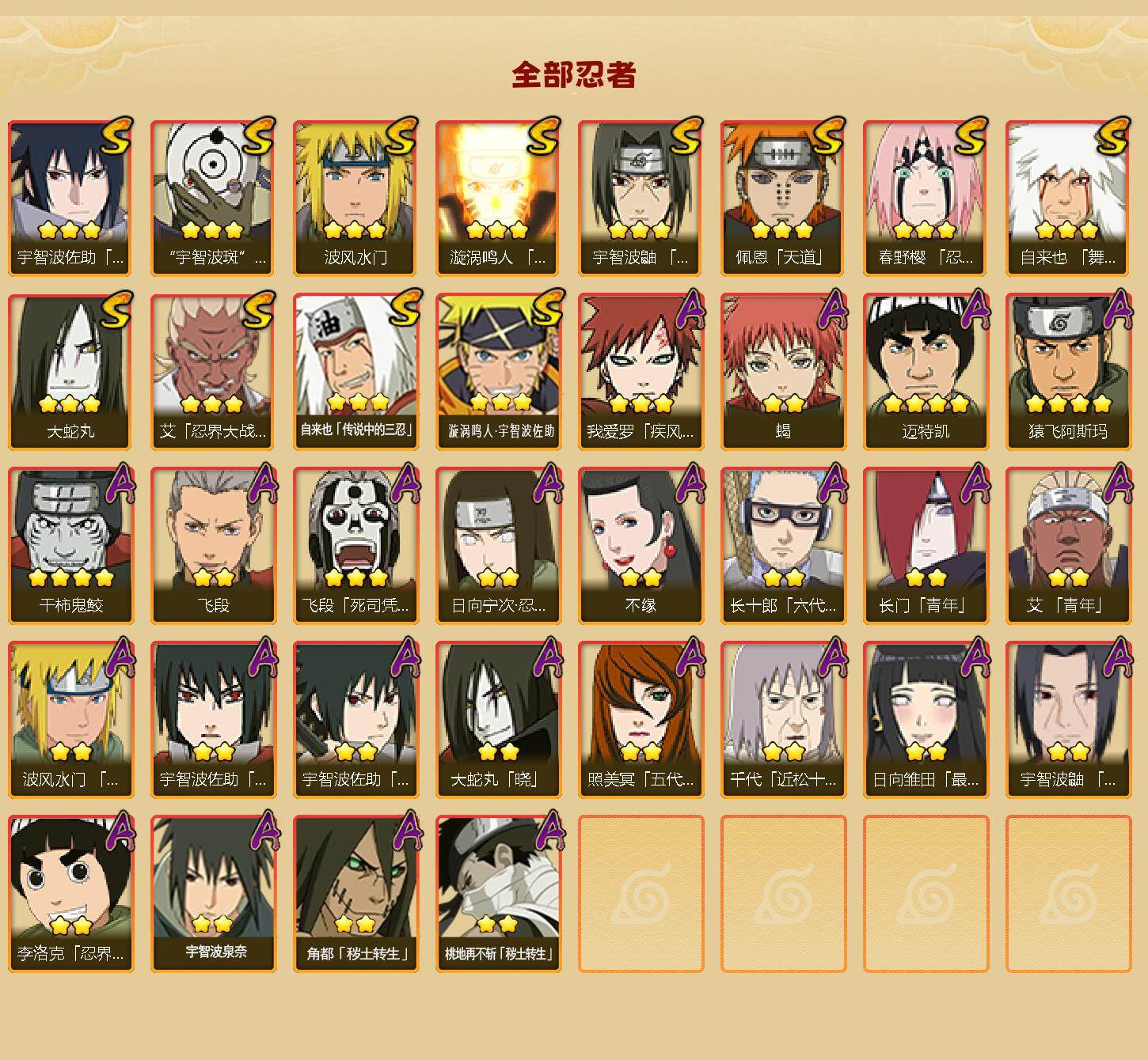 HYLFY343281火影忍者账号详情图2 HYLFY343281火影忍者账号详情图2