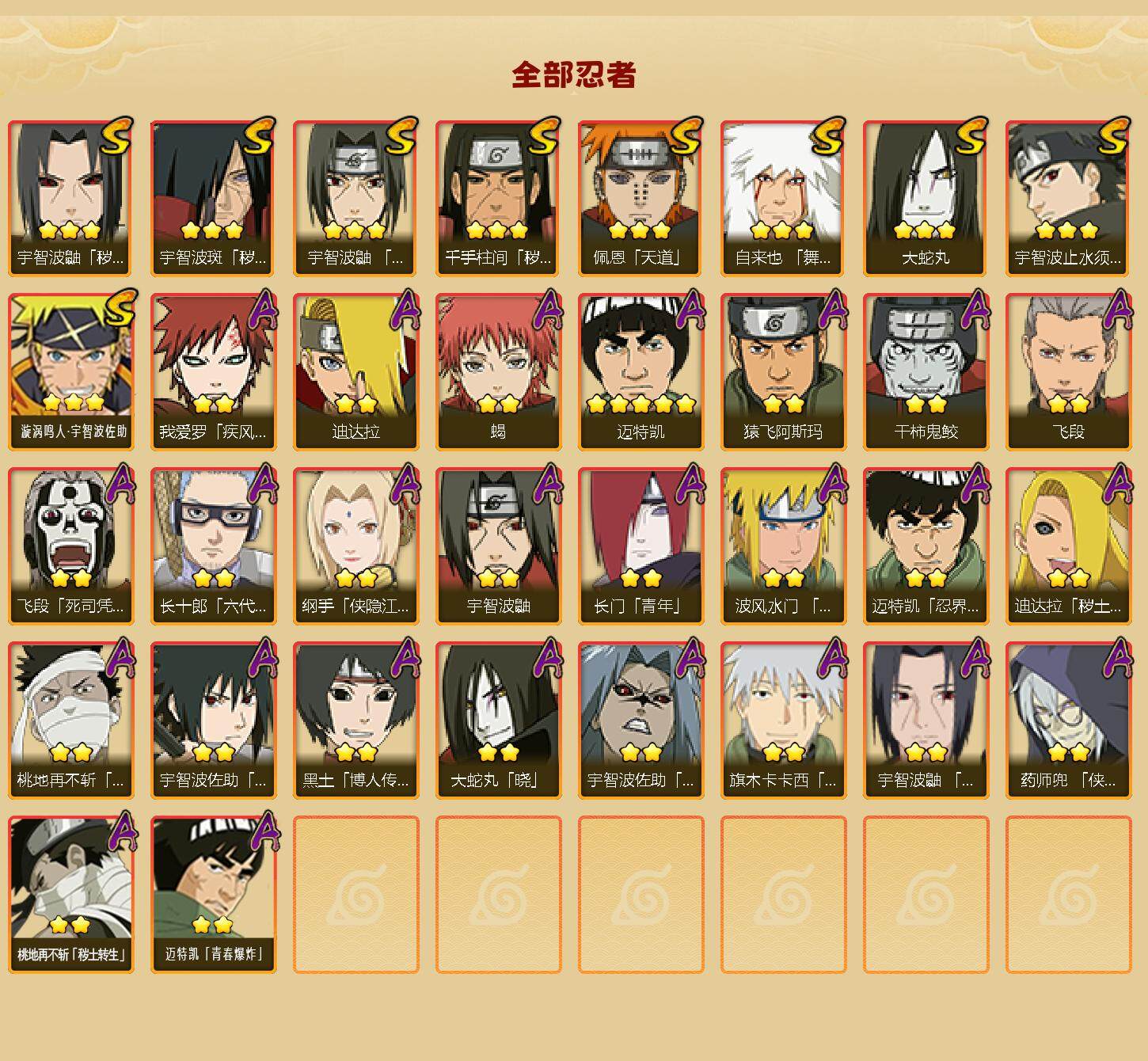 HYQM343498火影忍者账号详情图3