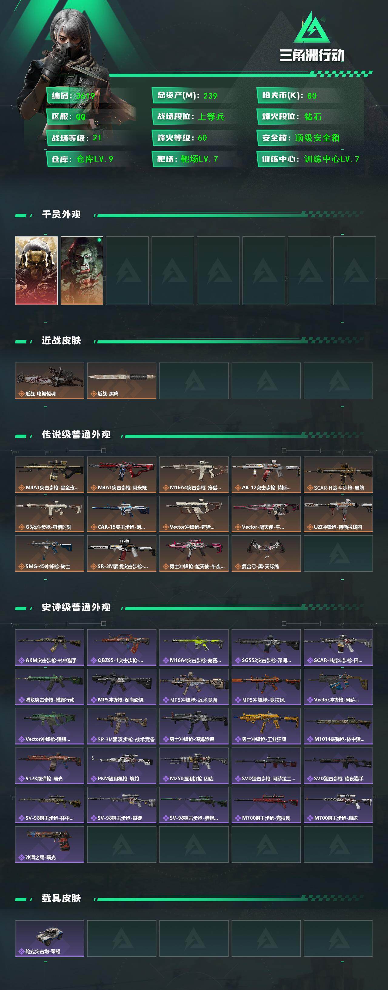 SJZCMW434349三角洲行动账号详情图3