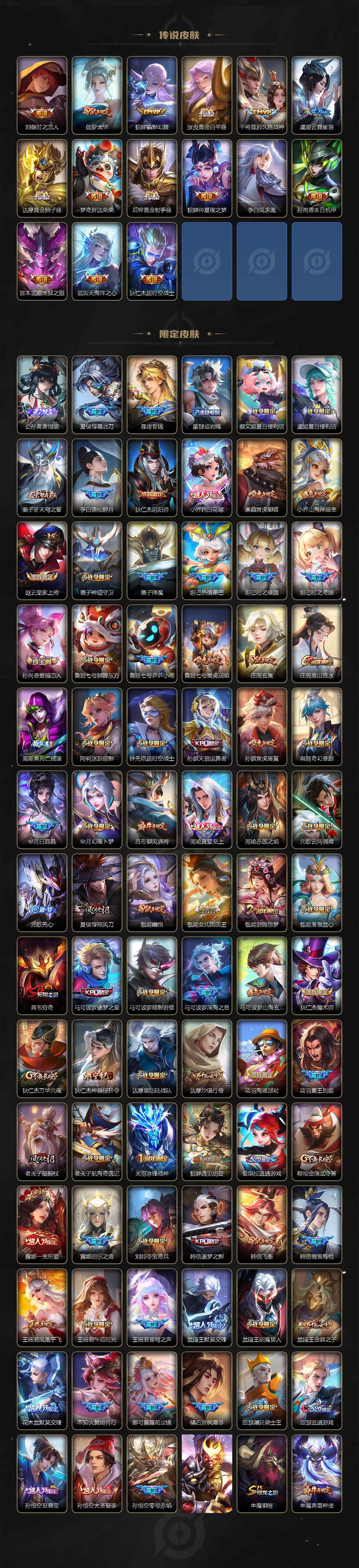 WZ03410610王者荣耀账号详情图3 WZ03410610王者荣耀账号详情图3