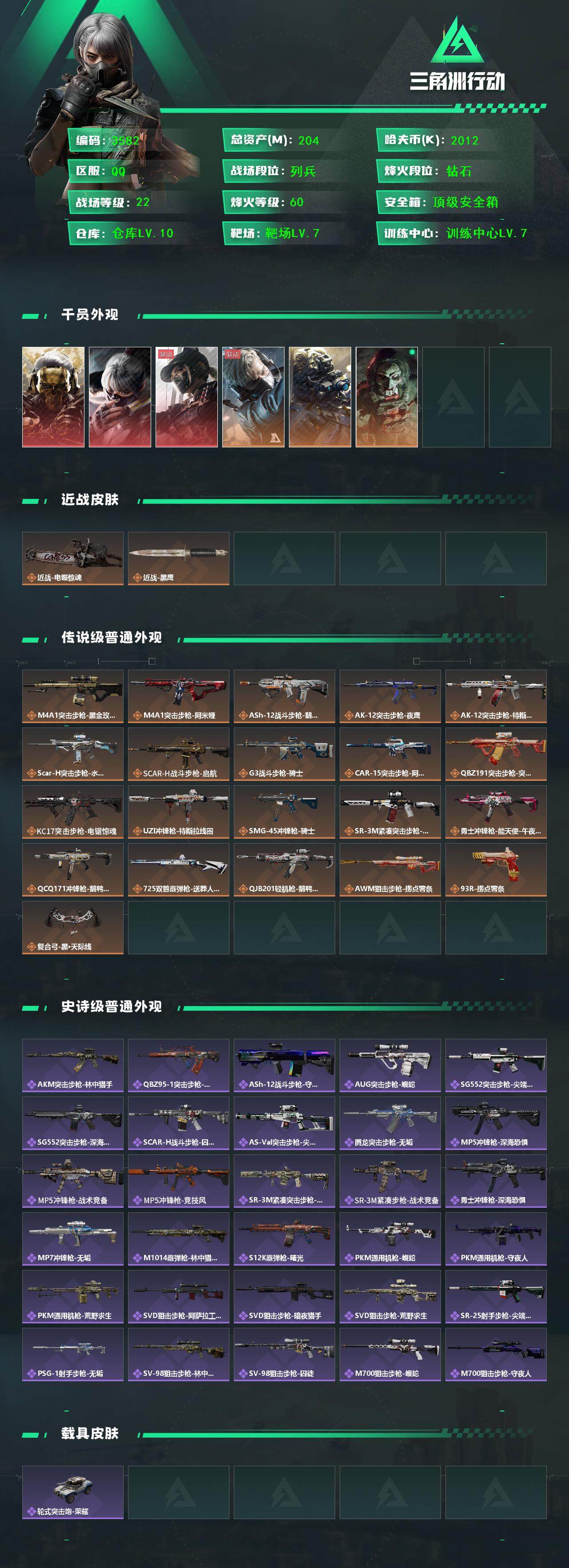 SJZCMW441093三角洲行动账号详情图2