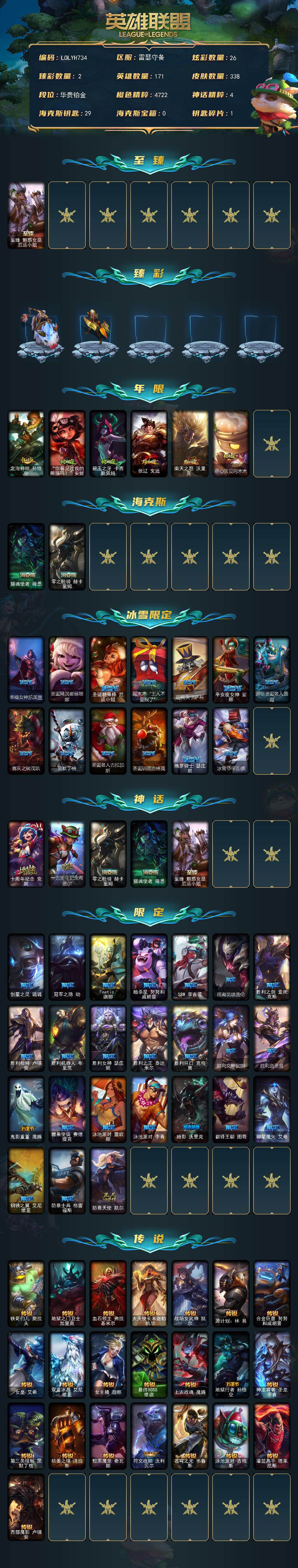LOLQM324280英雄联盟账号详情图4