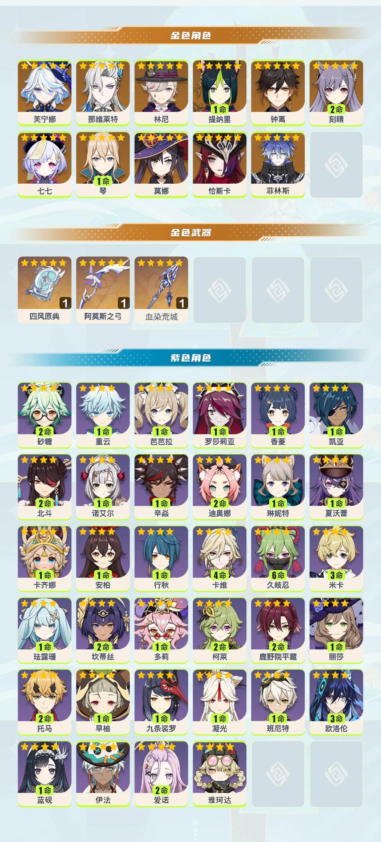 YSEY317030原神账号详情图3