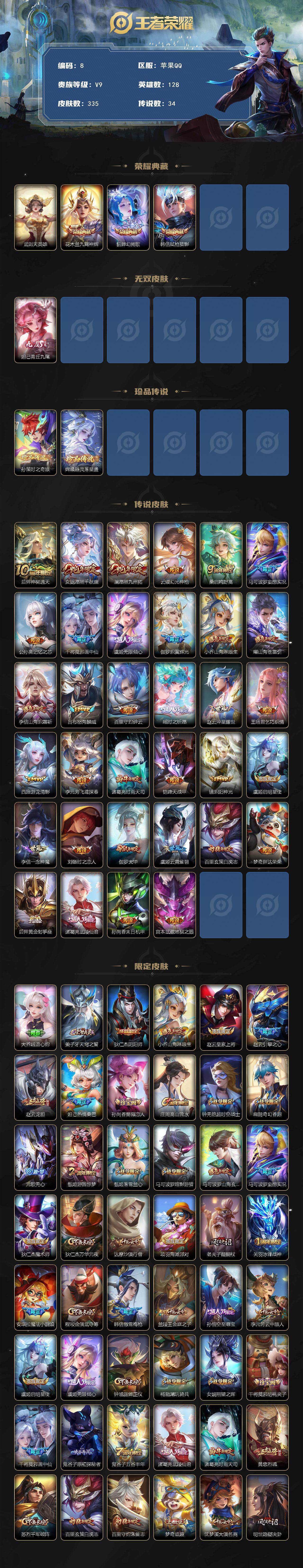 WZQYYX433178王者荣耀账号详情图2